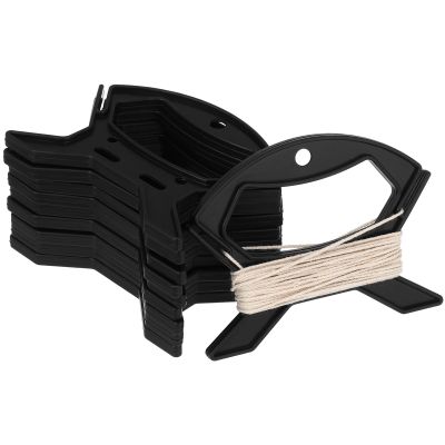 PERSELOSO 10pcs Small Cord Organizer Wrap Cable Spool for Charging Cable Winding and Extension Cord Storage Reel Plastic Wire Storage Holder Office and Travel Use