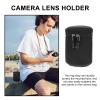 Mikinona Portable Camera Lens Storage Bag Padded Lens Pouch for DSLR Cameras Medium Lightweight Protective Holder for Popular Camera Brands view 3