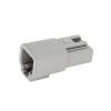 Car Connector DTP04-2P Gray 2Pin Auto Connector Water Proof Male Female Head and Terminal Wiring Harness Plug Socket(DTP04-2P) view 3