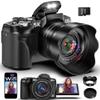 5K Digital Camera - 80MP WiFi Cameras for Photography - UHD Fast Autofocus Vlogging Camera for YouTube with 3" 270 Flip Screen - Travel Video Camara for Beginner with 18X Zoom, 32GB Card, Lens Hood view 1
