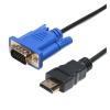 1-5m 1080P Digital AV Adapter Cord HDMI-Compatible to VGA Converter Display Output Male to Male for PC HDTV(1.5m) view 2