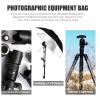 Kisangel Portable Thickened Photography Tripod Accessory Bag with Sponge Protection Nylon Shoulder Strap Metal Ring Buckle for Outdoor Photographic Equipment Storage and Carrying view 3