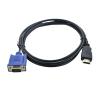 1-5m 1080P Digital AV Adapter Cord HDMI-Compatible to VGA Converter Display Output Male to Male for PC HDTV(5m) view 4