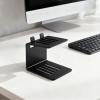 Bookshelf Speaker Riser - Heavy Duty Desk Stand, Non Slip Audio Platforms, Desktop Speaker Stands | Premium Sound Equipment Support for Home Office Studio Living Room Bedroom Dorm Study view 3