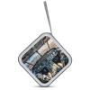 FekiLoot Airplane Cockpit CD Case 40 Capacity DVD Case Holder Hard Plastic DVD Disc Storage Binder for Car Portable Zipper Disc Storage Organizer Wallet Bag for Home Travel view 3