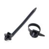 10/100PCS Car Nylon Black Cable Ties Push Mount Wire Harness Fastener Cable Clamp Clips Ties Management Car Wire Organizers(30PCS) view 4