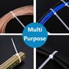 1000pcs Small White Zip Ties 4 Inch, Mini Cable Ties Tiny Zipties 4 In Micro Self Locking Plastic Clear Tie Wraps Thin Wire Ties for Cable Management view 3
