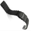 Milanese Shark Mesh Stainless Steel Wristband For OMG Watch Strap Replacement Bracelet (20mm,Black) view 1