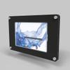 TABcare Acrylic Wall Mount Floating Frameless Display with Metal Standoff for Samsung Galaxy Tablet (Black, A9 A11 8.7) view 4