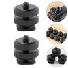COOLHIYA 4pcs Aluminum Alloy Camera Hot Shoe Mount Replacement with Tripod Screw for DSLR Flash Microphone Monitor Accessories view 2