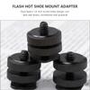 COOLHIYA 4pcs Aluminum Alloy Camera Hot Shoe Mount Replacement with Tripod Screw for DSLR Flash Microphone Monitor Accessories view 3