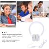 COOLHIYA Wired Over-Ear Gaming Earphone with Skin-Friendly Soft Cushions Wear-Resistant Design Stable Sound Transmission for Computer Phone Use Lightweight Portable Headset for Gaming Movie view 3