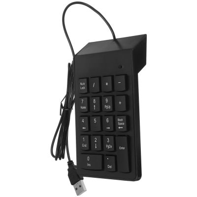 HOLIDYOYO Wired USB Number Pad Mechanical Numpad Numeric Keyboard for Financial Data Entry Compatible with Laptop Desktop