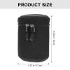 HOLIDYOYO Portable Camera Lens Pouch Protective Case with Thick Padding for DSLR Lenses Lightweight Shock-resistant Storage Bag for Digital Photographers Medium view 4