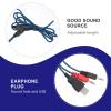 COOLHIYA Gaming Headset Wired Earphones with Rotatable Noise-Cancelling Microphone Over-Ear Headset for Gaming and Travel with LED Lights and Volume Control view 3