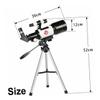 OSOLADY Stargazing Telescope with Phone Holder and Aluminum Tripod for Astronomy Beginners Portable Refracting Telescope for Camping Moon Watching and Outdoor Exploration view 2