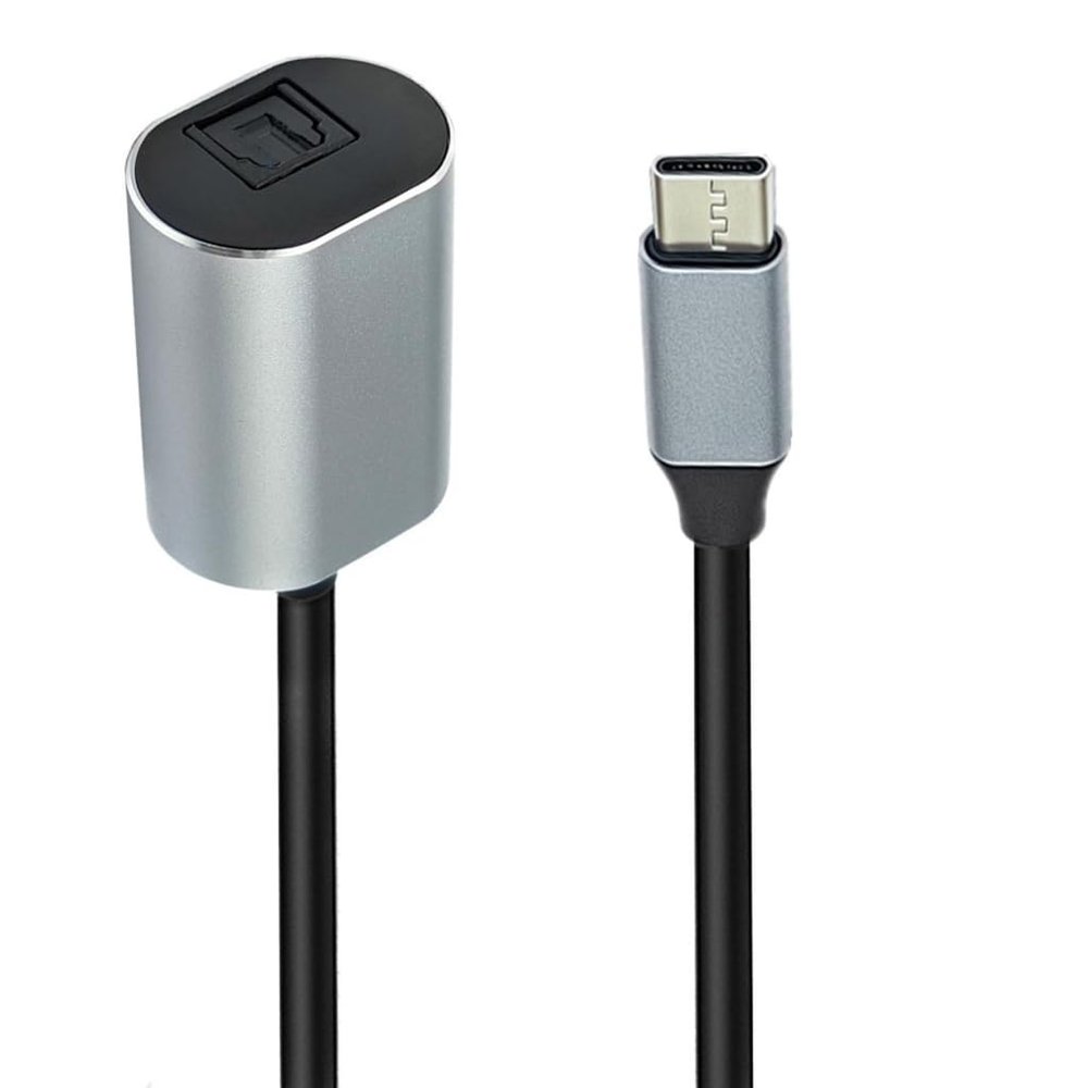 USB C Male to SPDIF Female Analog to Digital Sound Adapter Sound Converter