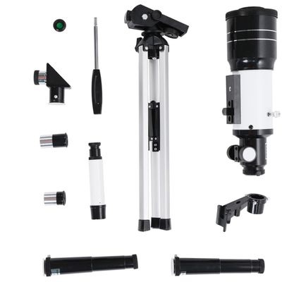 BESPORTBLE High-Magnification Monocular Telescope with Phone Clip and Tripod Refractor for Beginners Portable Astronomy Scope for Stargazing Camping and Outdoor Exploration