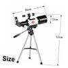 BESPORTBLE High-Magnification Monocular Telescope with Phone Clip and Tripod Refractor for Beginners Portable Astronomy Scope for Stargazing Camping and Outdoor Exploration view 2