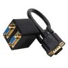 1080P VGA Splitter 1 to 2Port 25cm Durability Cable for Computer Projectors view 4