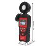 HT620 Portable Light Meter Digital Luxmeter Illuminometer Lux FC Measurement for Photography Studio Lighting Engineers ABS 185x60x30mm view 3