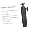 OFFIGAM Telescopic Selfie Stick Tripod with Screw Port Stable Anti-Slip Phone Camera Holder for Live Streaming Outdoor Vlogging Height Black view 2