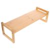 COOLHIYA Ergonomic Laptop Stand Riser with Desktop Organizer Multi-use Monitor Riser and Storage Rack for Home Office Smooth Edges and Strong Capacity