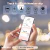 JIANVNUI Smart Ring for Women-Men,Tracks Heart Rate, Sleep, SpO2, HRV. 128 Sports Modes, IP68 Waterproof, Gesture Control, No Subscription, iOS & Android Compatible (7) view 2