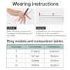 JIANVNUI Smart Ring for Women-Men,Tracks Heart Rate, Sleep, SpO2, HRV. 128 Sports Modes, IP68 Waterproof, Gesture Control, No Subscription, iOS & Android Compatible (7) view 3