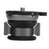Aluminum Alloy Tripod Leveling Base with Bubble Level, 66mm Diameter, 1/4 3/8 Inch Thread - Durable CNC Machined, Compatible with and SLR Cameras view 2