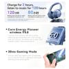Adaptive Intelligent Dual Feedback Noise-canceling Headphones Wireless Bluetooth 6.0HIFI Stereo Sound Effect Can be Used for 120 Hours Office Outdoor Sports Games quietcomfort Headphones (Blue) view 3