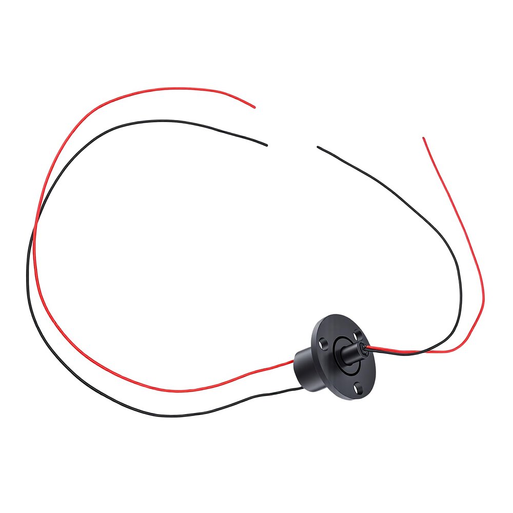 Electrical Slip Ring 2 Wires 2A 250RPM 22mm 360 Degree Rotation for CCTV Security Systems Electric Testing Equipment Contact Collector with Continuous Rotation