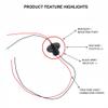 Electrical Slip Ring 2 Wires 2A 250RPM 22mm 360 Degree Rotation for CCTV Security Systems Electric Testing Equipment Contact Collector with Continuous Rotation view 4