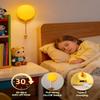 Fuloon Night Light, Balloon Wall Light Rechargeable Bedroom Night Lamp with Timer, Silicone Soft Hallway Lighting for Nursery, Boys, Girls, Children 2 Pcs view 2