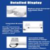 Customizable Steel Surveillance Mount for 3-Camera Security System, Anti-Rust Wall-Mounted Monitor Post, Durable Outdoor CCTV Accessory view 3