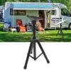 CHICIRIS Gen 3 Tripod Stand, Adjustable Heavy Duty Steel Mount for Satellite Dish with Pipe Adapter and Carry Bag for Roof Yard Camping and RV Travel view 4