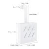 Garosa Toilet Tank Tablet Holder Stainless Steel Bracket with Adjustable Hook for Home, Slim Design Fits Most Tanks view 2