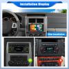 [4+64G] Android 15 Car Stereo for Jeep Wrangler/Dodge/Chrysler with Wireless Carplay&Android Auto,7 Inch Car Radio with Mirror Link,WiFi,GPS,Bluetooth,FM/RDS,SWC,32EQ,USB view 2