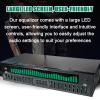 SIMPLEusQ 31-Band Digital Equalizer,Stereo Graphic Equalizer,Audio Spectrum Analyser,12 Rhythm Patterns,Dual 10-Band Independent Tuning,for Home view 3