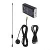 100KHz-1.7GHz USB Tuner Receiver for RTL2832U R820T2 Chipset, Aluminum Shell, Supports HF VHF UHF Bands, AM NFM FM USB LSB CW Modes, Includes Whip Antenna and Cable view 1