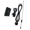 100KHz-1.7GHz USB Tuner Receiver for RTL2832U R820T2 Chipset, Aluminum Shell, Supports HF VHF UHF Bands, AM NFM FM USB LSB CW Modes, Includes Whip Antenna and Cable view 3