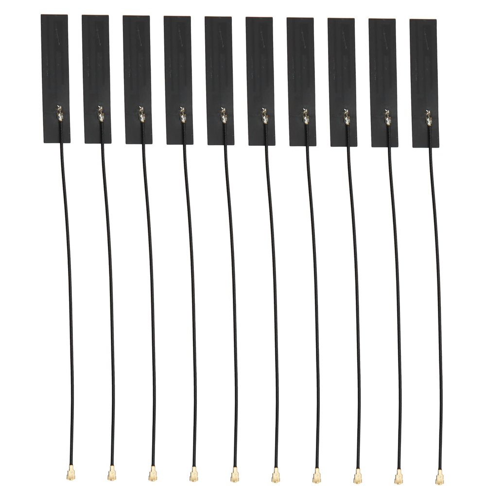 5dBi Internal FPC Antenna High Gain Flexible Soft Board Patch IPEX Head Signal Stabilization for Wireless Monitoring WiFi Bluetooth Modules Smart Home 10PCS NZNBFPCO01