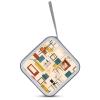 RLDOBOFE Mid Century Modern CD Case Holder Hard Plastic DVD Disc Storage Case Holder DVDs Wallet Holders with Zipper Disc Cases Storage Binder CD/DVD Case Wallet for Car Home Office Travel view 3