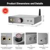 AIYIMA DAC A7 Mini Desktop Bluetooth DAC, USB C Digital to Analog Audio Converter for Home Stereo Amplifier,3.5mm | 6.35mm Dual Headphone Jacks, Optical/Coaxial Input, RCA Output view 3