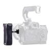 Camera Hand Grip & Top Handle with 3 Cold Shoes, Universal Ergonomic Silicone Handle for NATO Rail & 1/4" Camera Cage - Lightweight Aluminum Construction for Professional Filmmaking (Hand Grip) view 1