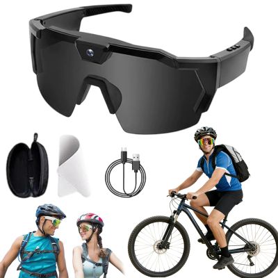 POV Glasses 4k, 2026 New HD Sports Glasses with Camera, Baseball & Outdoor Activity Recording Sunglasses, Action Sports for Cycling Hiking (Set-D)