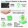 2026 New Dual Platform Wallet Tracker (Both iOS and Android) IP68 Bluetooth Smart Finder Card GPS Tracker for Bags Passport Works with Apple Find My (Apple MFi Certified) & Google Find My Device view 3