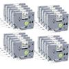 20pack tze-231 12mm 0.47 Black Ink on White Tape,Compatible for Brother P Touch Label Maker Tape,for PT-D210 D220 H110 D410 P710BT H111 1070 1880,0.47" x 26.2' view 1