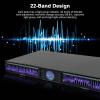 22-Band Audio Equalizer,Stereo Graphic Eq,W/10 Preset Effects & Noise Reduction,For Hifi Home Tuning view 2