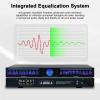 22-Band Audio Equalizer,Stereo Graphic Eq,W/10 Preset Effects & Noise Reduction,For Hifi Home Tuning view 4